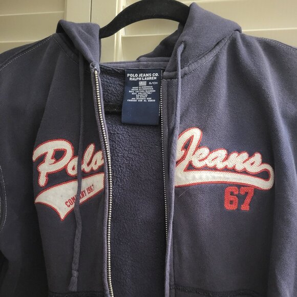 Navy Polo Jeans Ralph Lauren Sweater Small - Picture 2 of 4